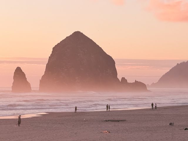 Cannon Beach Sunset over Haystack Rock