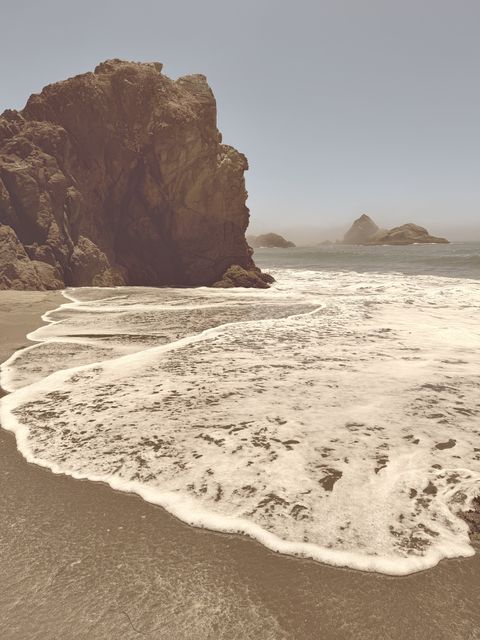 Foamy July Surf at Brookings Oregon
