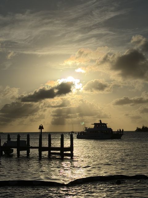 Lower Duval Sunset Over Pier