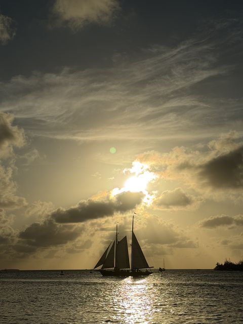 Schooner Silhouette at Galleon Marina