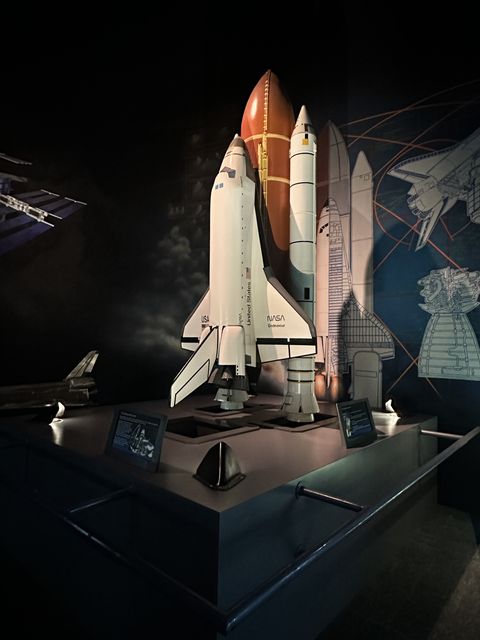 Model Space Shuttle at Houston Museum