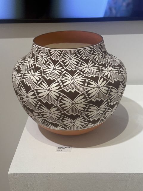 Analco Pueblo Geometric Pottery Jar