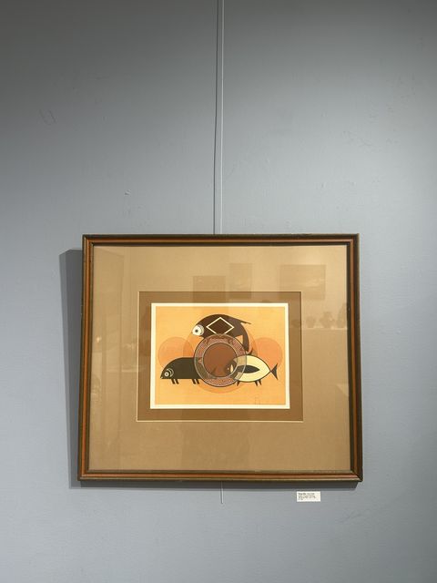 Framed Pueblo Print in Barrio de Analco
