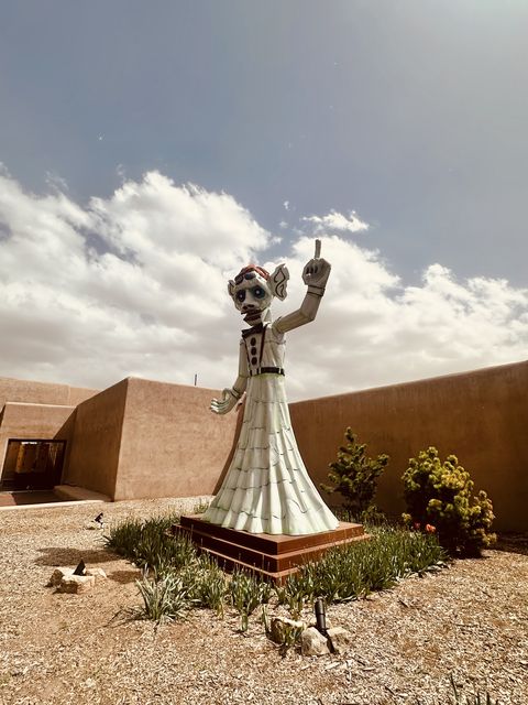 Raised-Finger Zozobra Effigy