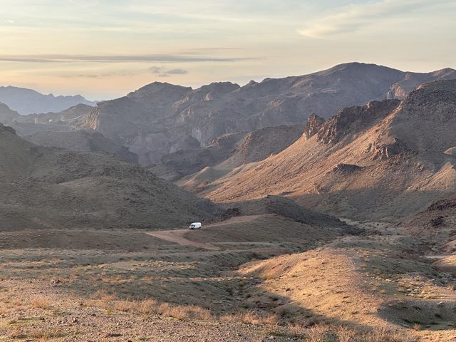 Sunset Van in Mohave County Arizona