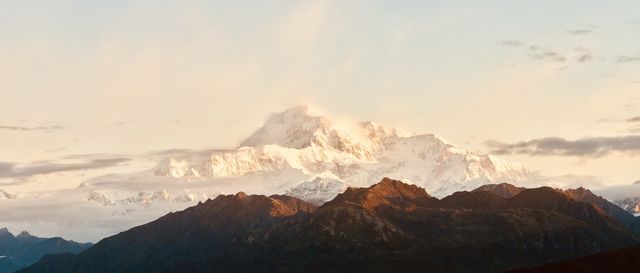 Denali Bathed in Morning Light