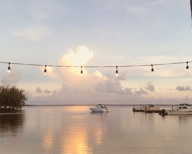 Kaibo Sunset with String Lights
