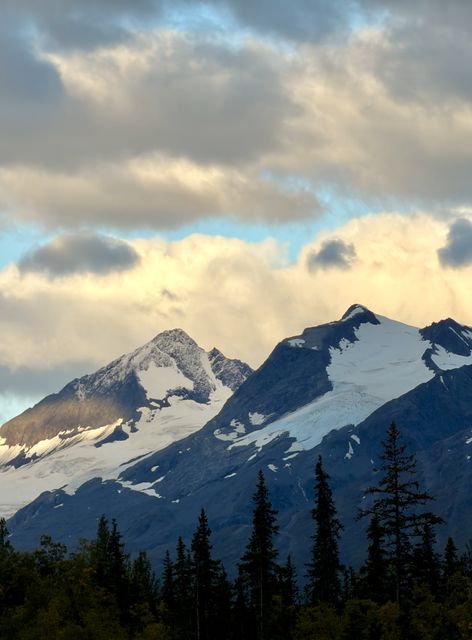 Golden Light on Ptarmigan Peaks