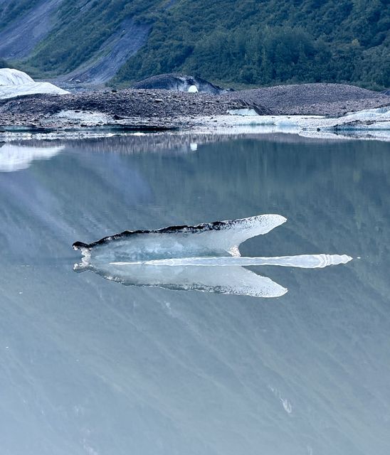 Mirrored Ice Tongue at Valdez