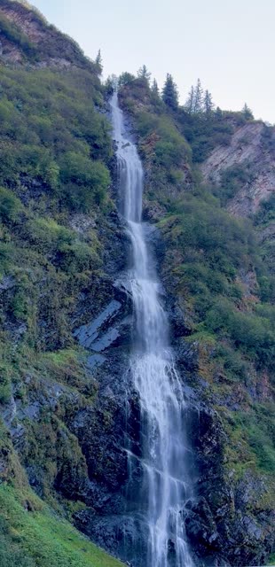 Valdez Cliffside Waterfall