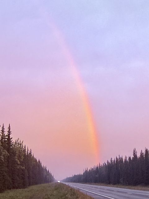 Sunset Rainbow in Unorganized Borough Alaska