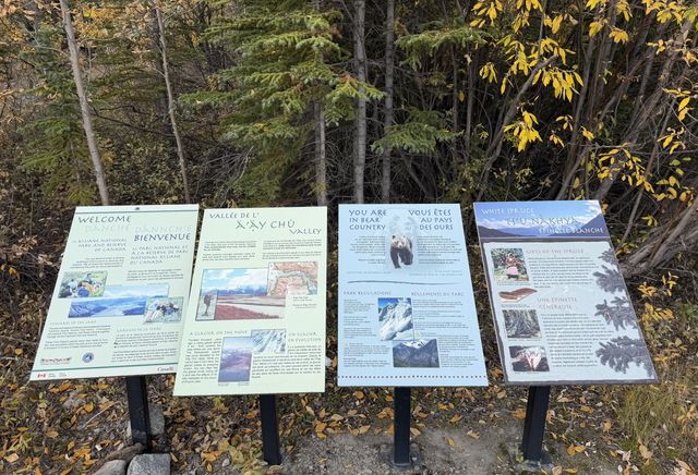 Kloo Lake Interpretive Signs