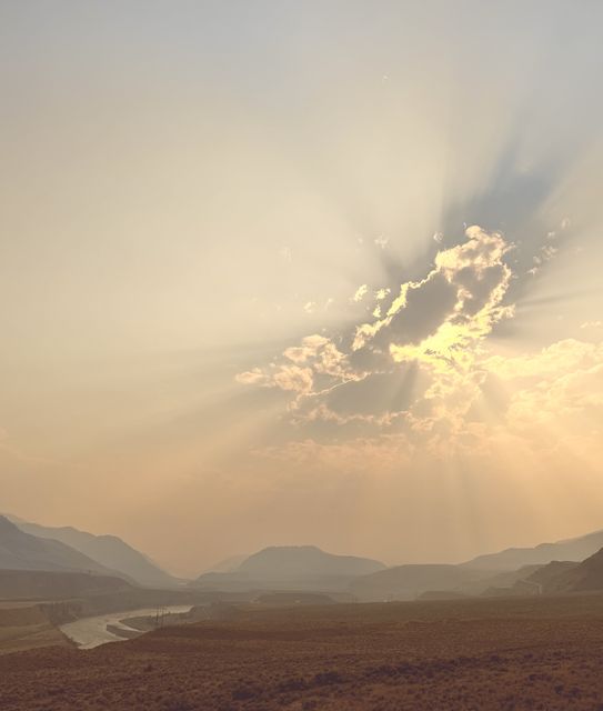 Golden Sunburst over Area I, British Columbia