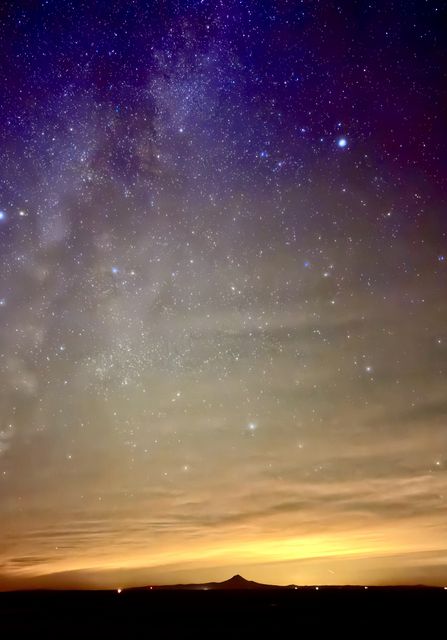 Milky Way Over Mt Hood
