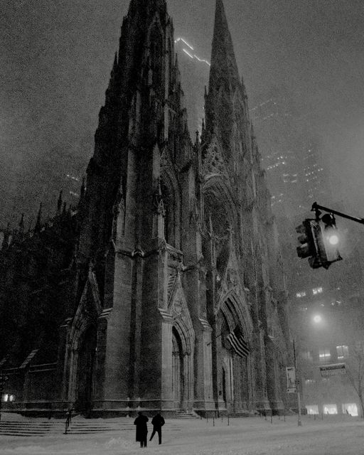 Snowbound St. Patrick's Cathedral