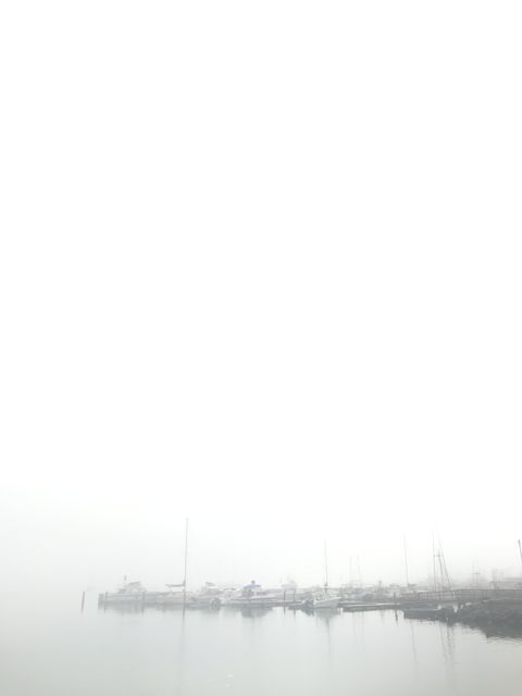 Ghostly Boats at Bodega Bay