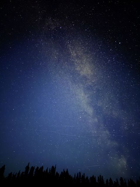 Milky Way over Stone Mountain Provincial Park
